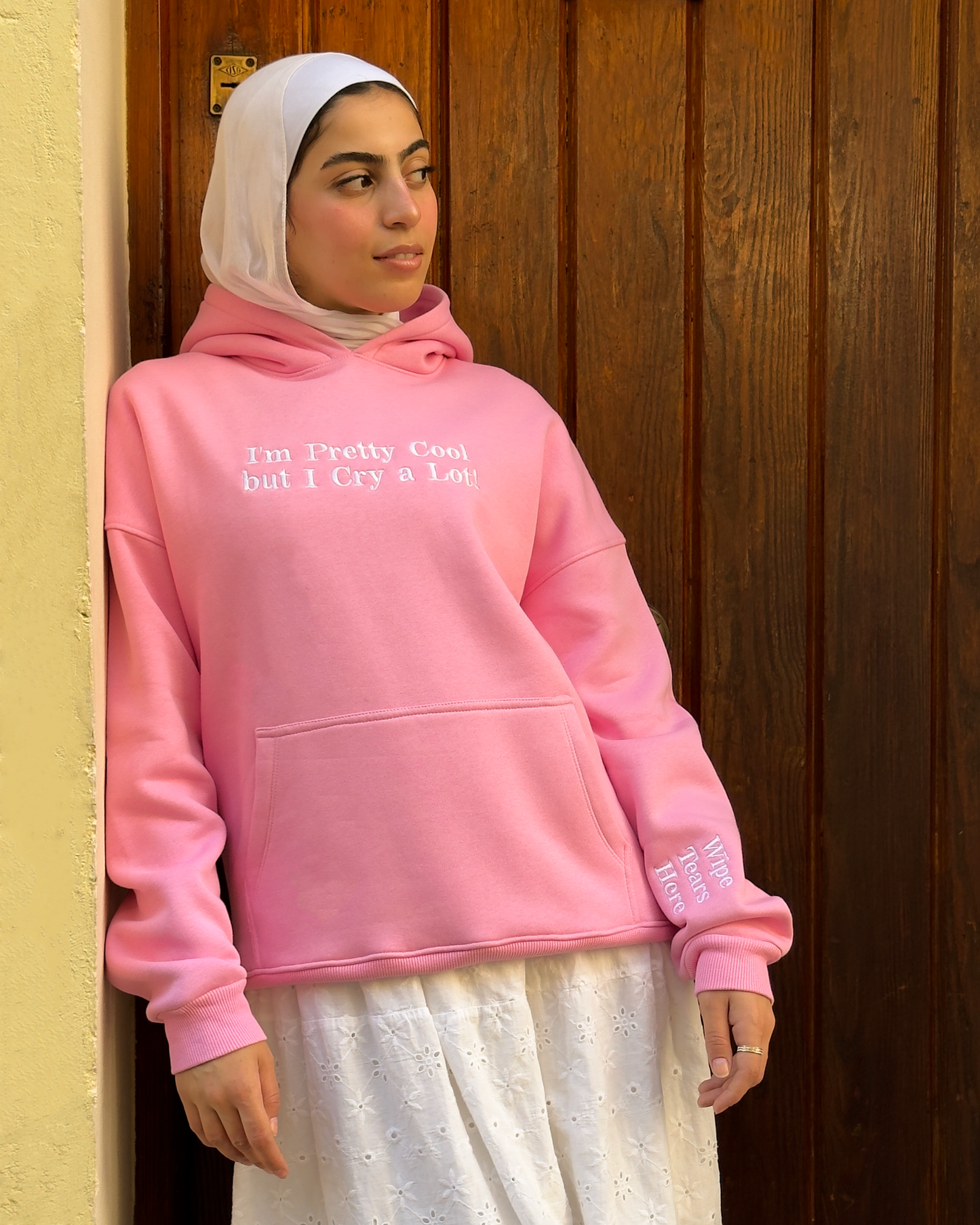 Wipe Tears Oversize Hoodie