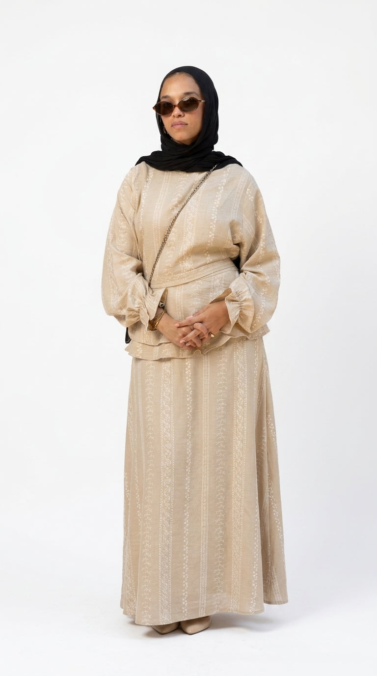 Linen Dress | Beige