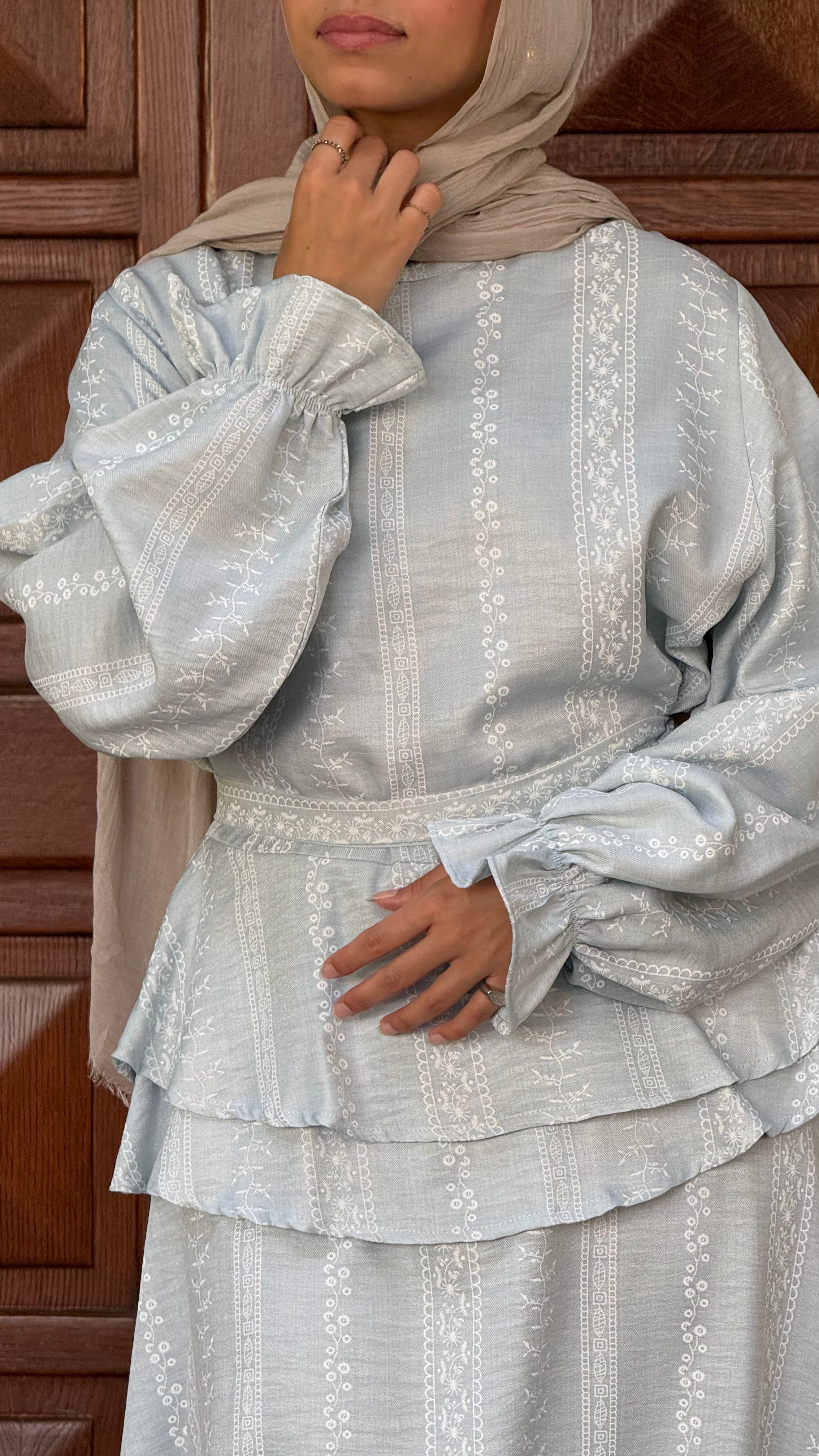 Linen Dress | Baby blue