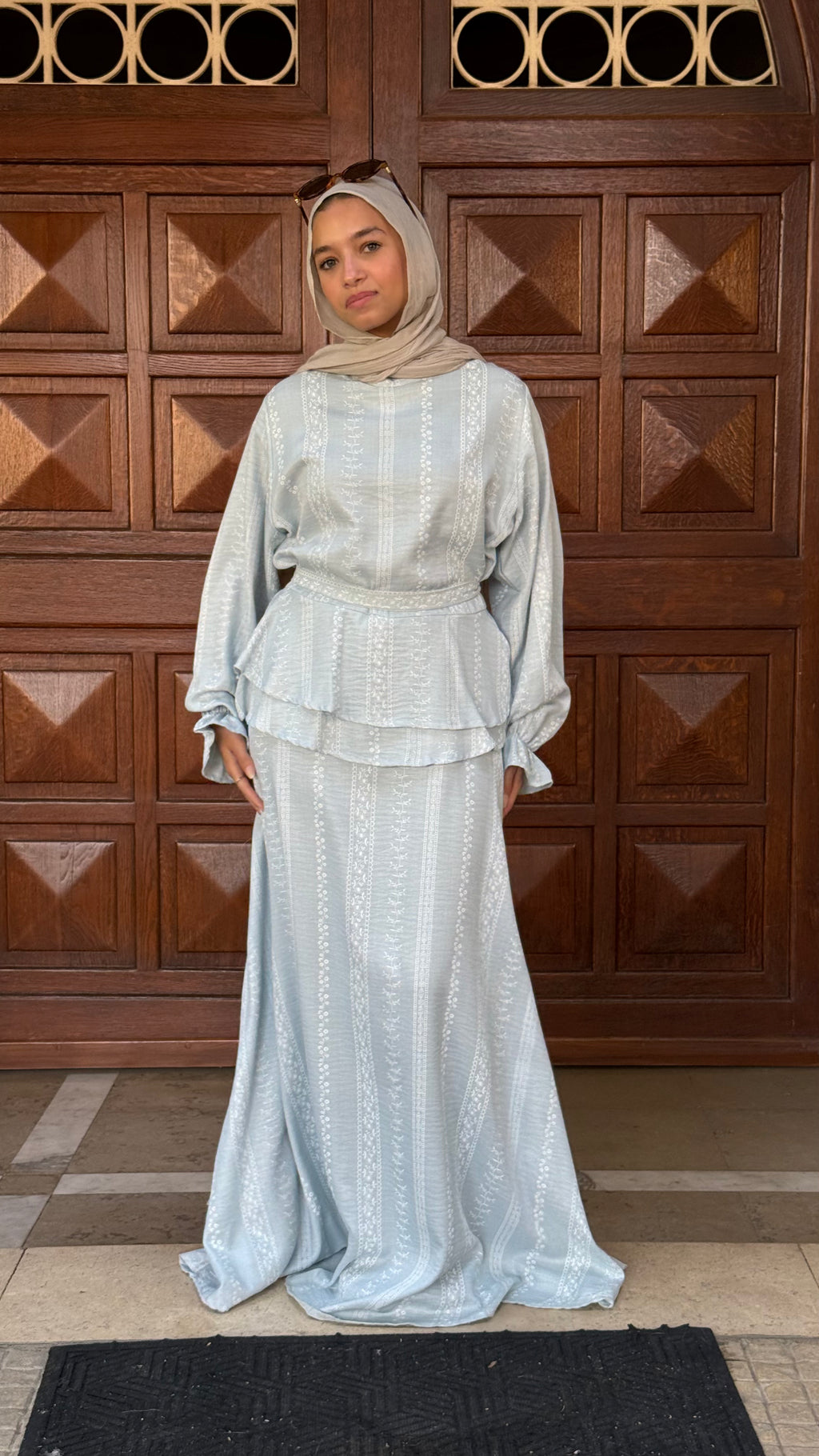Linen Dress | Baby blue