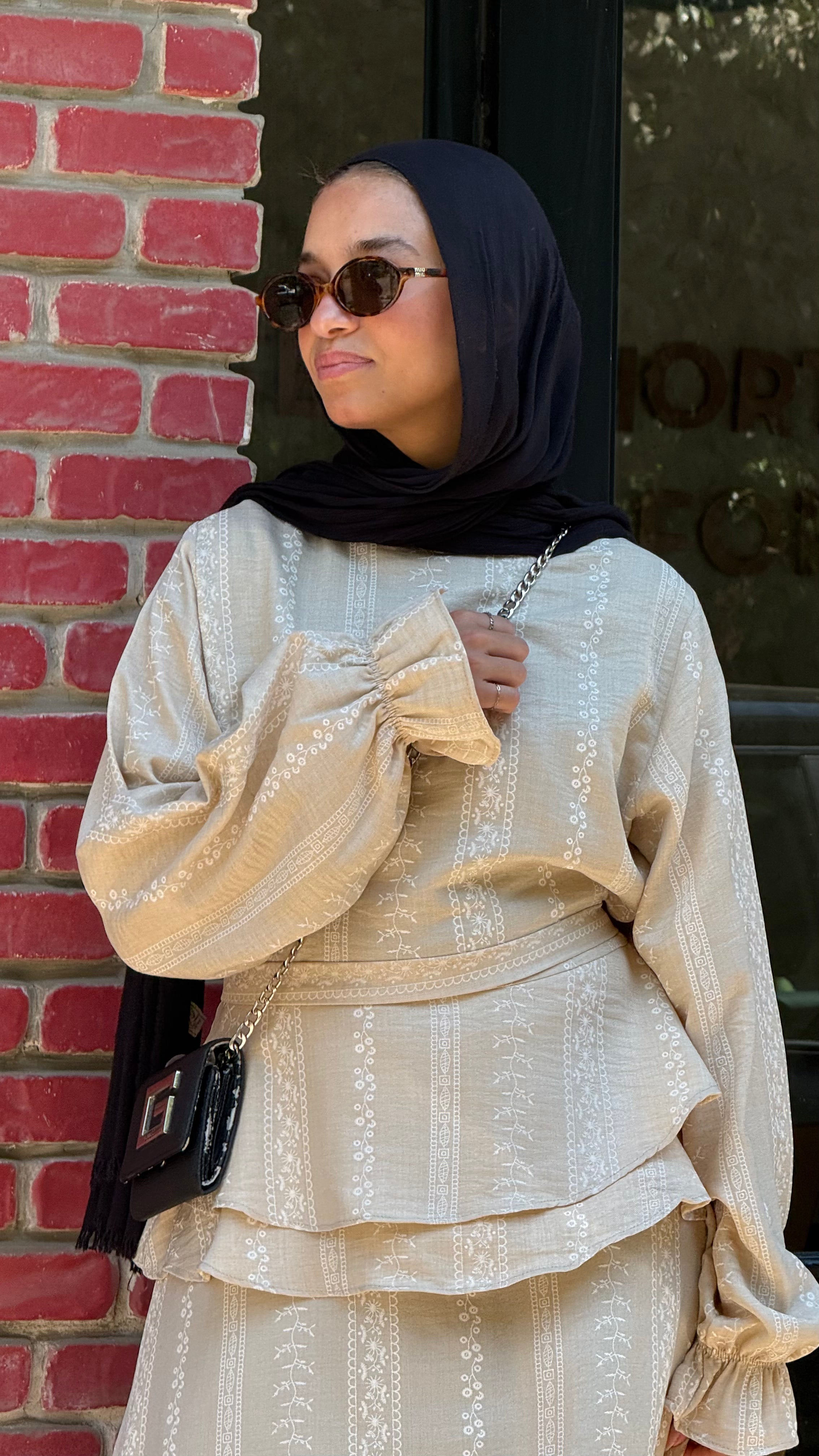 Linen Dress | Beige